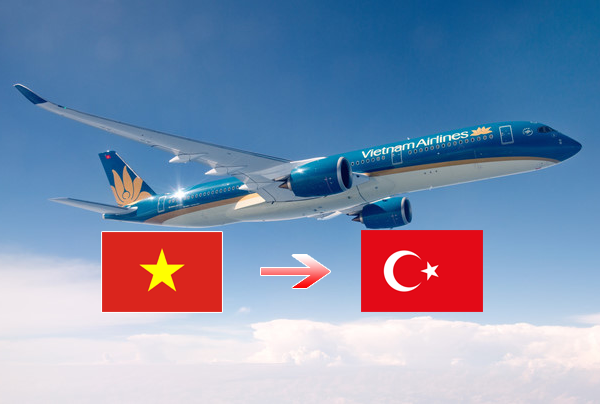 Thời gian bay từ Việt Nam sang Thổ Nhĩ Kỳ thường kèo dài từ 15 đến 22 giờ đồng hồ